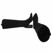 Cizme cu toc gros - negru dama