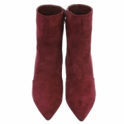 Botine toamna cu toc subtire - winesuede dama