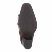 Ciocate western piele naturala - kaki dama