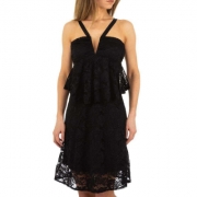 Rochie cu dantela - Voyelles   negru dama