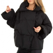 Geaca iarna alb ICY - negru dama