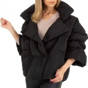 Geaca iarna alb ICY - negru dama