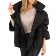 Geaca iarna alb ICY - negru dama