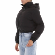 Geaca iarna alb ICY - negru dama