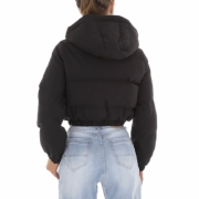 Geaca iarna alb ICY - negru dama