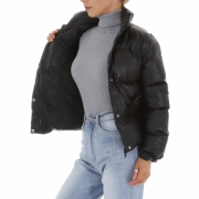 Geaca iarna alb ICY - negru dama