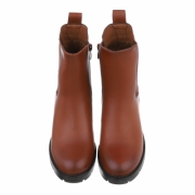 Ghete casual Chelsea - bej dama