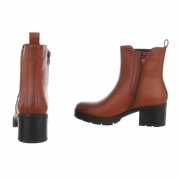 Ghete casual Chelsea - bej dama