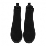 Ghete casual Chelsea - blacksuede dama