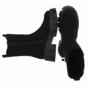 Ghete casual Chelsea - blacksuede dama