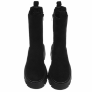 Ghete casual Chelsea - blacksuede dama