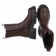 Ghete casual Chelsea - brownpu dama