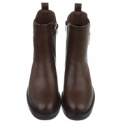 Ghete casual Chelsea - brownpu dama