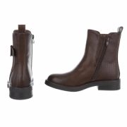 Ghete casual Chelsea - brownpu dama