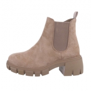 Ghete casual Chelsea - khakisuede dama