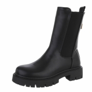 Ghete casual Chelsea - negru dama