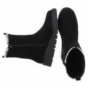 Ghete casual Chelsea - negru dama