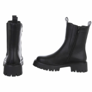 Ghete casual Chelsea - negru dama