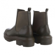 Ghete casual Chelsea - verde dama