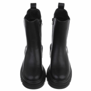 Ghete casual Chelsea - negru dama
