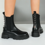 Ghete casual Chelsea - negru dama