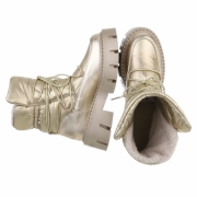 Ghete fashion imblanite - auriu dama