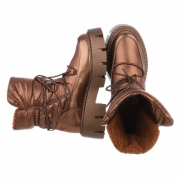 Ghete fashion imblanite - auriu rose dama