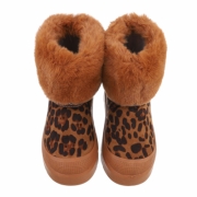Ghete iarna - imprimeu leopard dama
