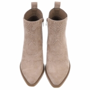 Ciocate western cu toc gros - khakisuede dama