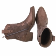 Ciocate western cu toc gros - maro dama