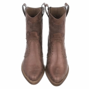 Ciocate western cu toc gros - maro dama