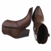 Ciocate western cu toc gros - maro dama