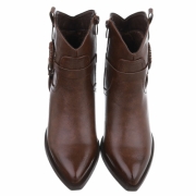 Ciocate western cu toc gros - maro dama