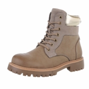 Ghete casual cu siret - kaki dama