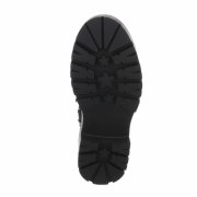 Ghete cu siret si talpa groasa - negru dama