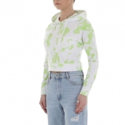 Hanorac cu gluga - verde dama