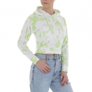 Hanorac cu gluga - verde dama