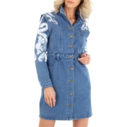 Rochie de blugi - albastru dama