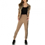 Trening fashion imprimeu leopard - Holala Fashion   bej dama