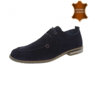 Pantofi casual piele naturala - bleumarin barbati