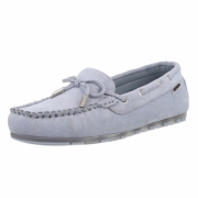Mocasini cu funda - albastru-deschis dama