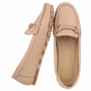 Mocasini - culoarea nude dama
