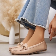 Mocasini - culoarea nude dama
