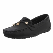 Mocasini casual - negru dama