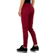 Pantaloni Drole Copine - rosu dama