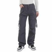 Pantaloni eleganti Laulia - gri dama