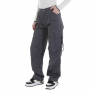 Pantaloni eleganti Laulia - gri dama