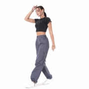 Pantaloni eleganti Laulia - gri dama