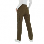 Pantaloni cargo - kaki dama