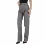 Pantaloni piele ecologica Laulia - DK.gri dama